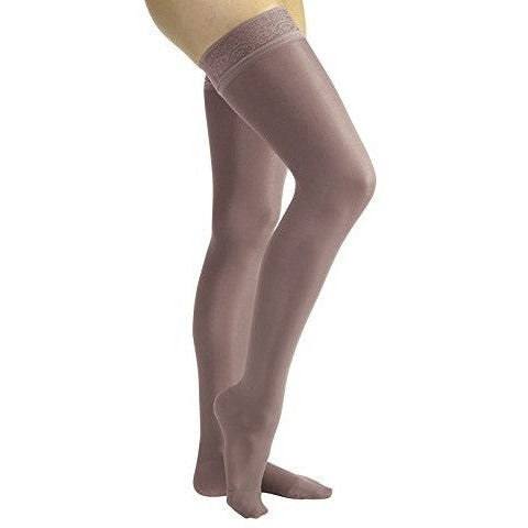 JOBST® UltraSheer Women's Thigh High 15-20 mmHg w/ Lace Silicone Top Band