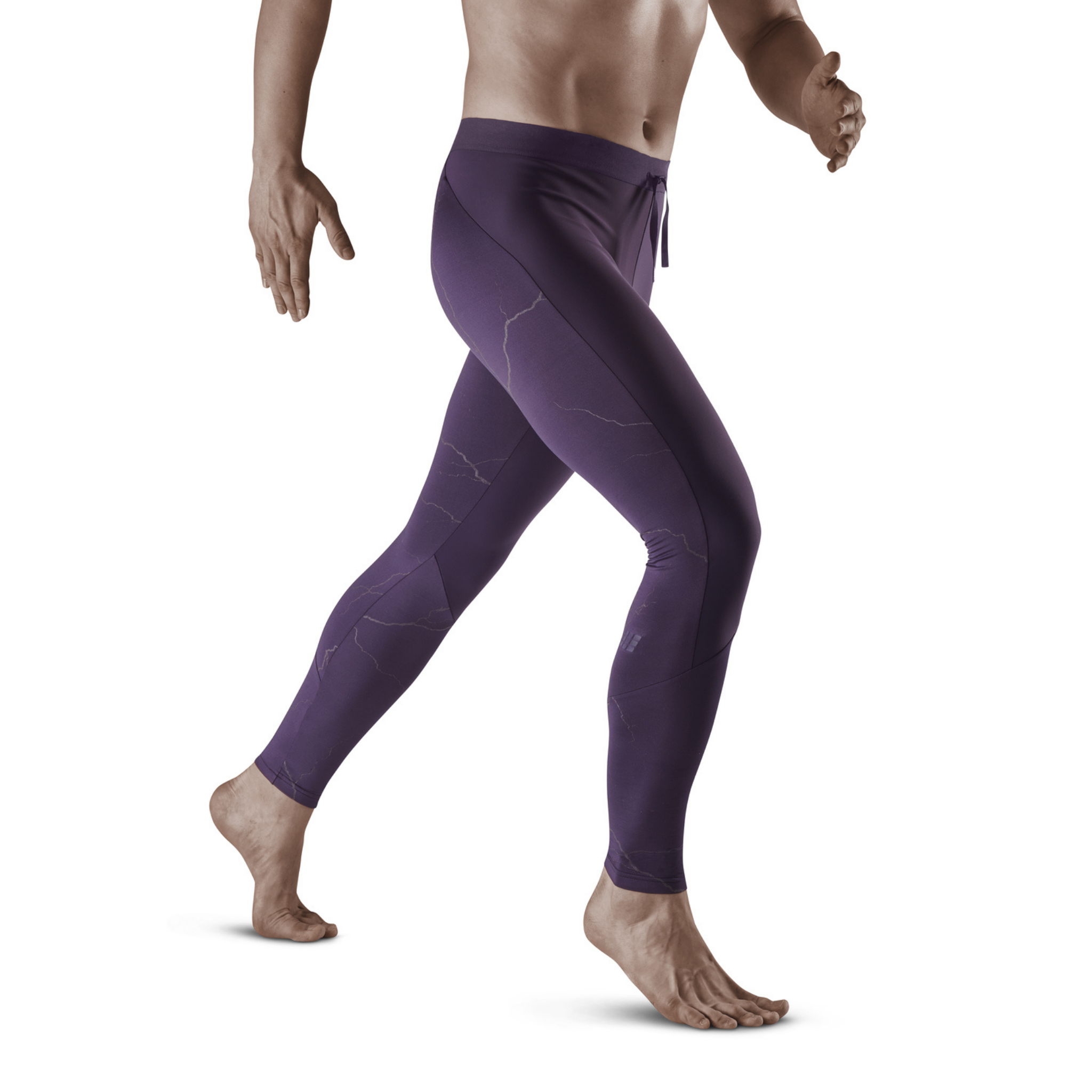 CEP Reflective Tights Men - dark green