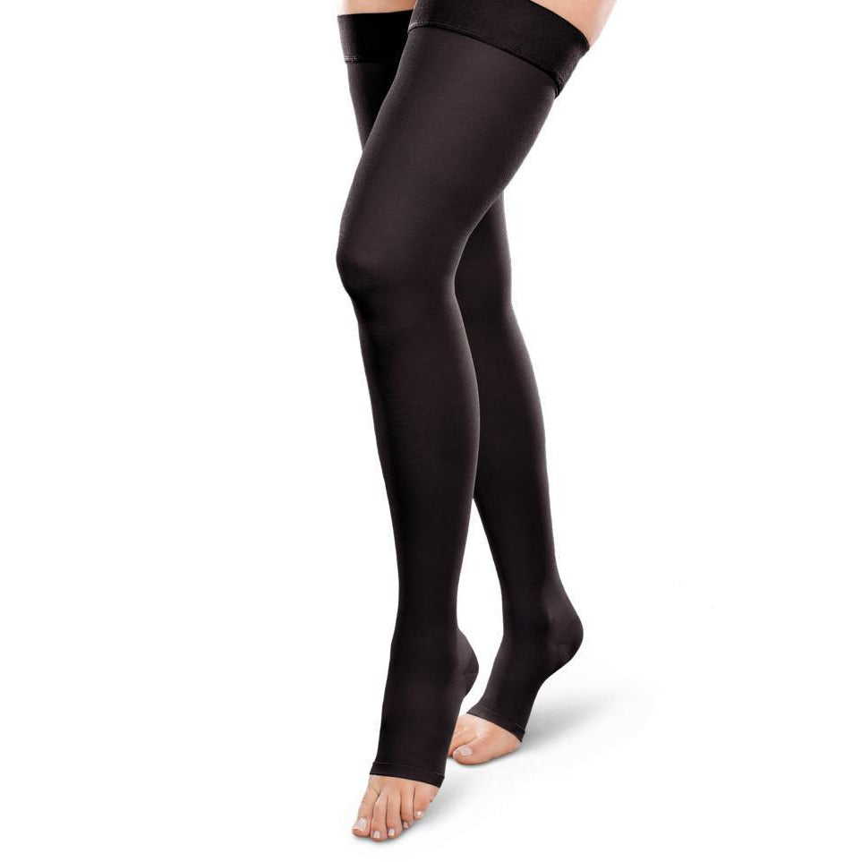 Sigvaris 862 Comfort Thigh High with Open Toe for Men and Women