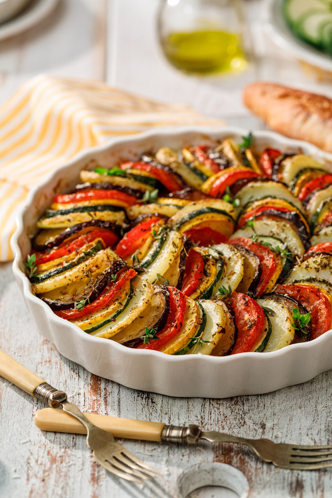 Ratatouille in an oven safe form