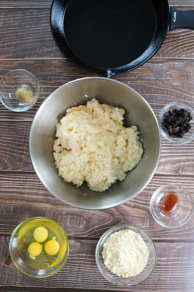 saffron pancake recipe with rice porridge as a foundation