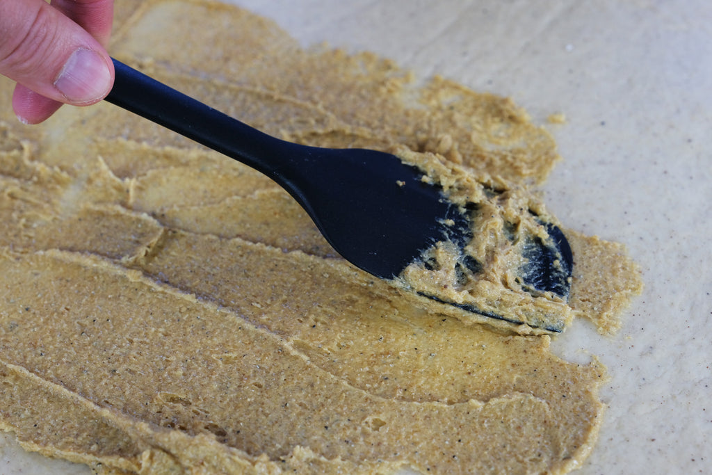 spread the filling onto the dough