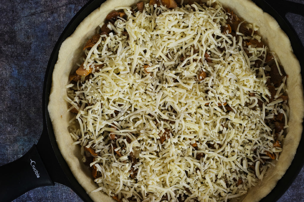 pie with added cheese