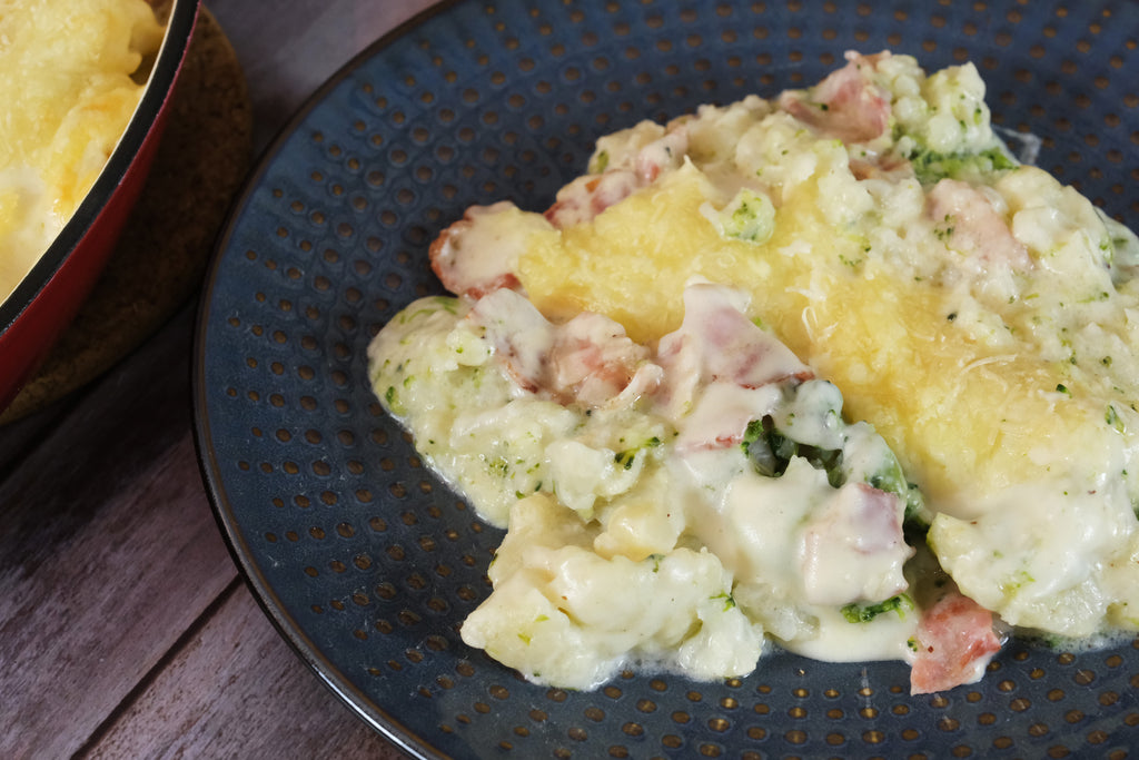 cauliflower and broccoli gratin recipe