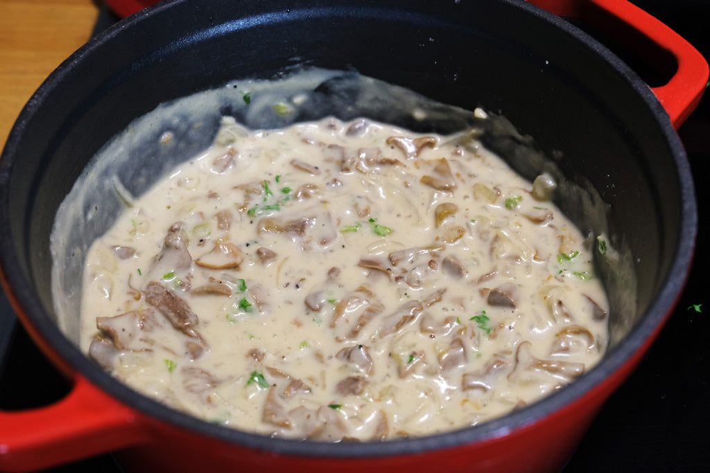 creamy chanterelle sauce recipe