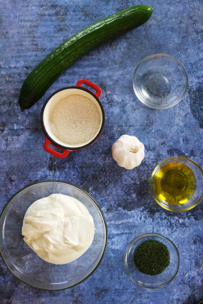 ingredients for tzatziki recipe