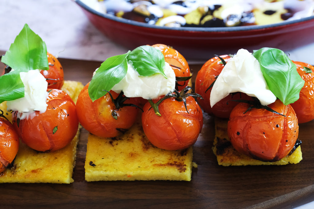 polenta with roasted tomatoes recipe