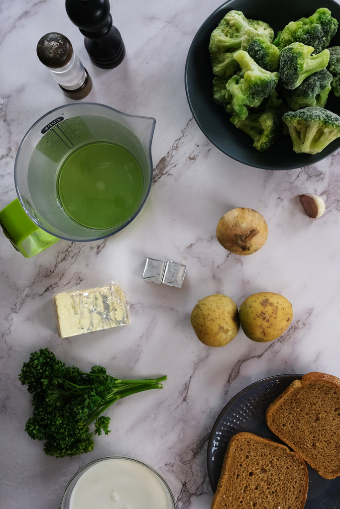 ingredients to broccoli soup