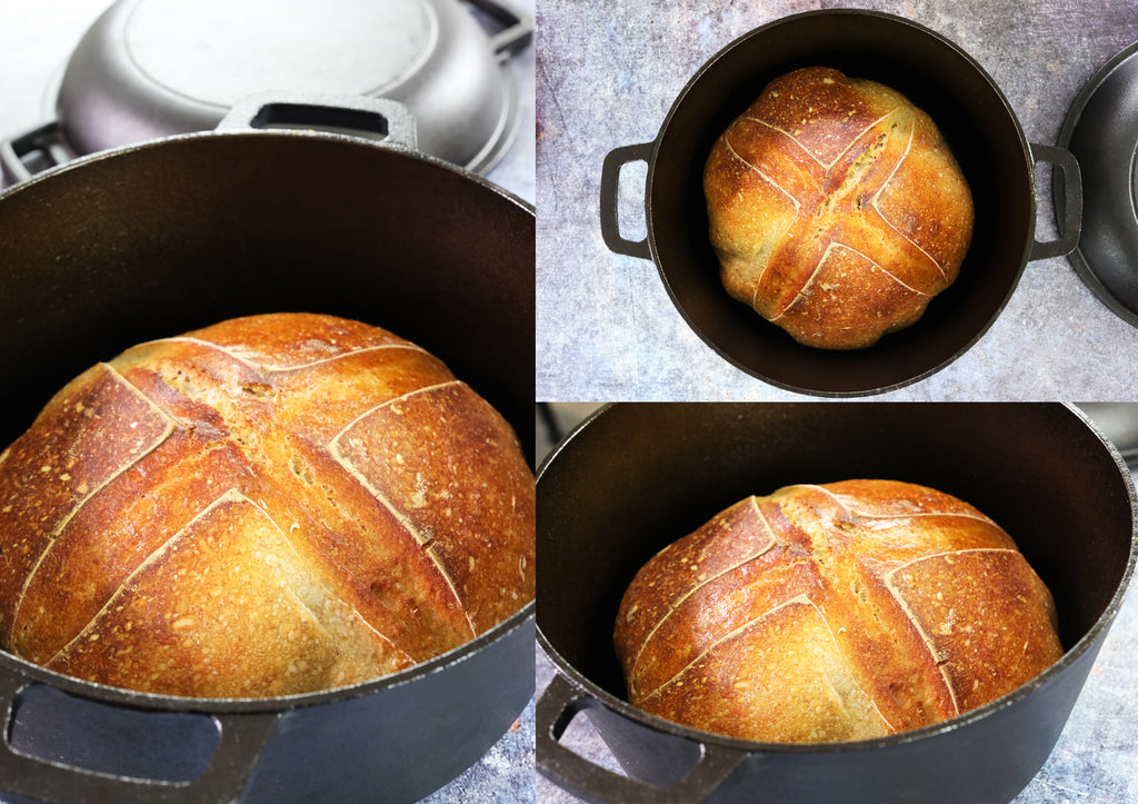 cast iron dutch oven for bread baking