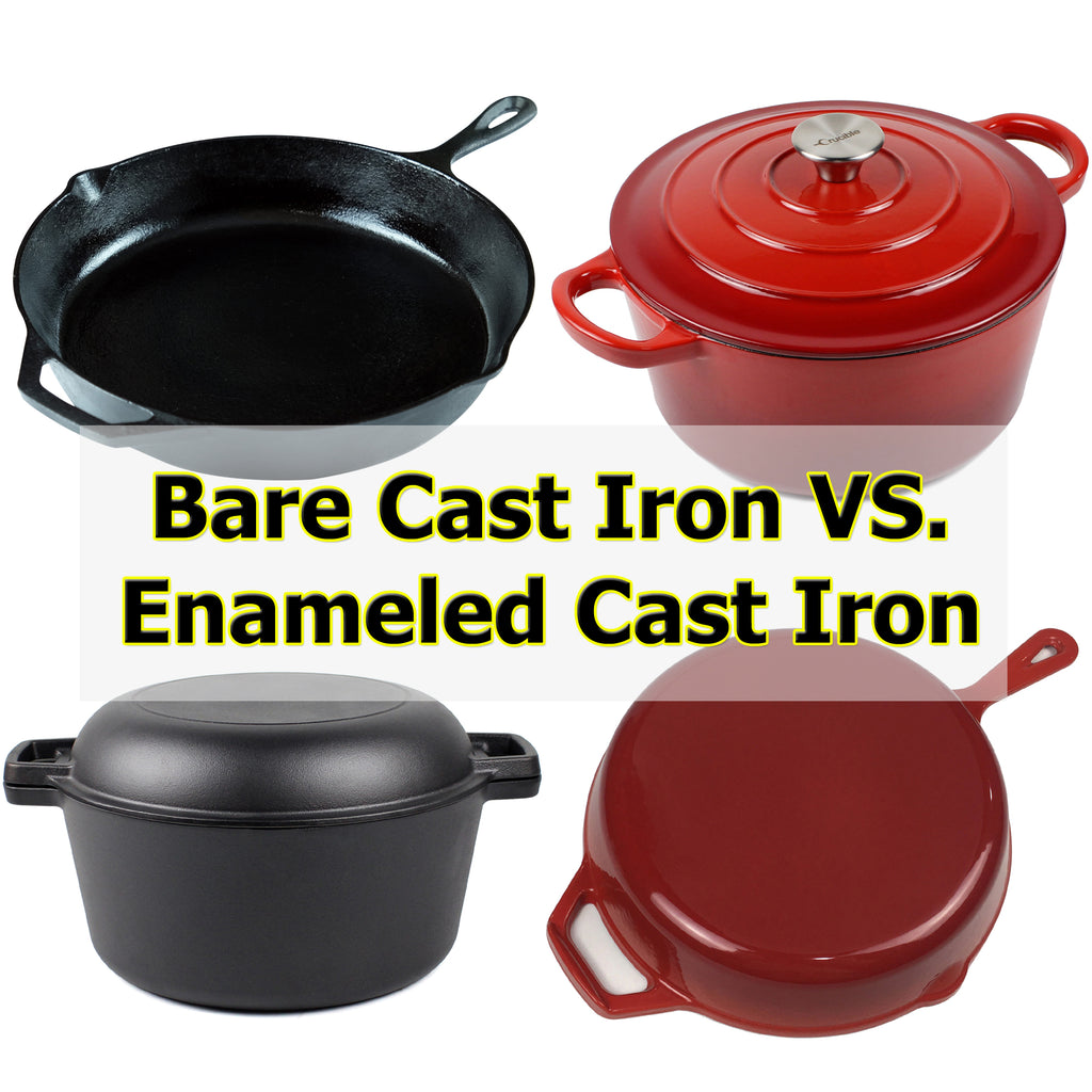 Cast Iron Versus Enameled Cast Iron Dutch Ovens