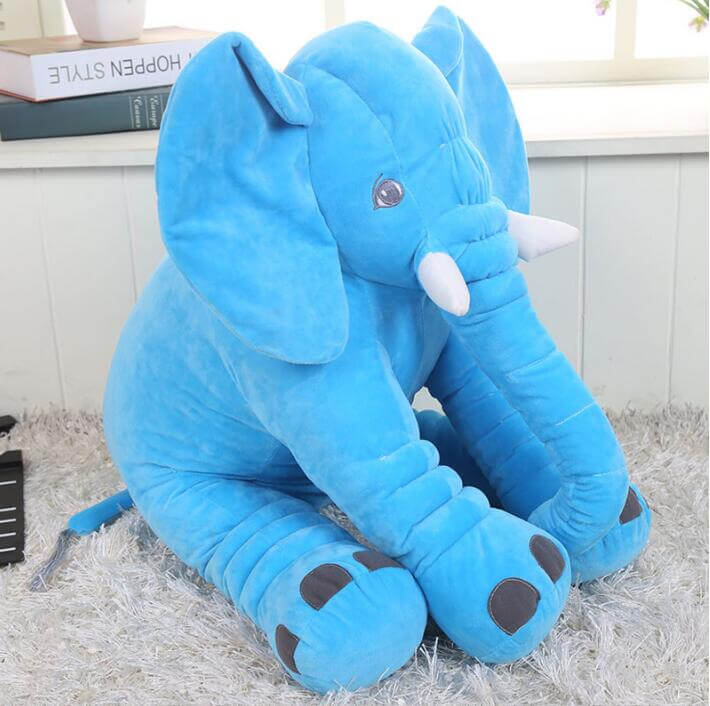 baby crib plush elephant