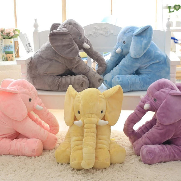 baby crib plush elephant