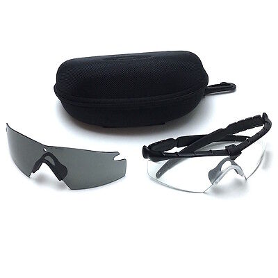 Oakley SI Ballistic M Frame  Strike Array - Matte Frame, Clear and Grey  Lenses - 11-138 | Tactical Sports Gear