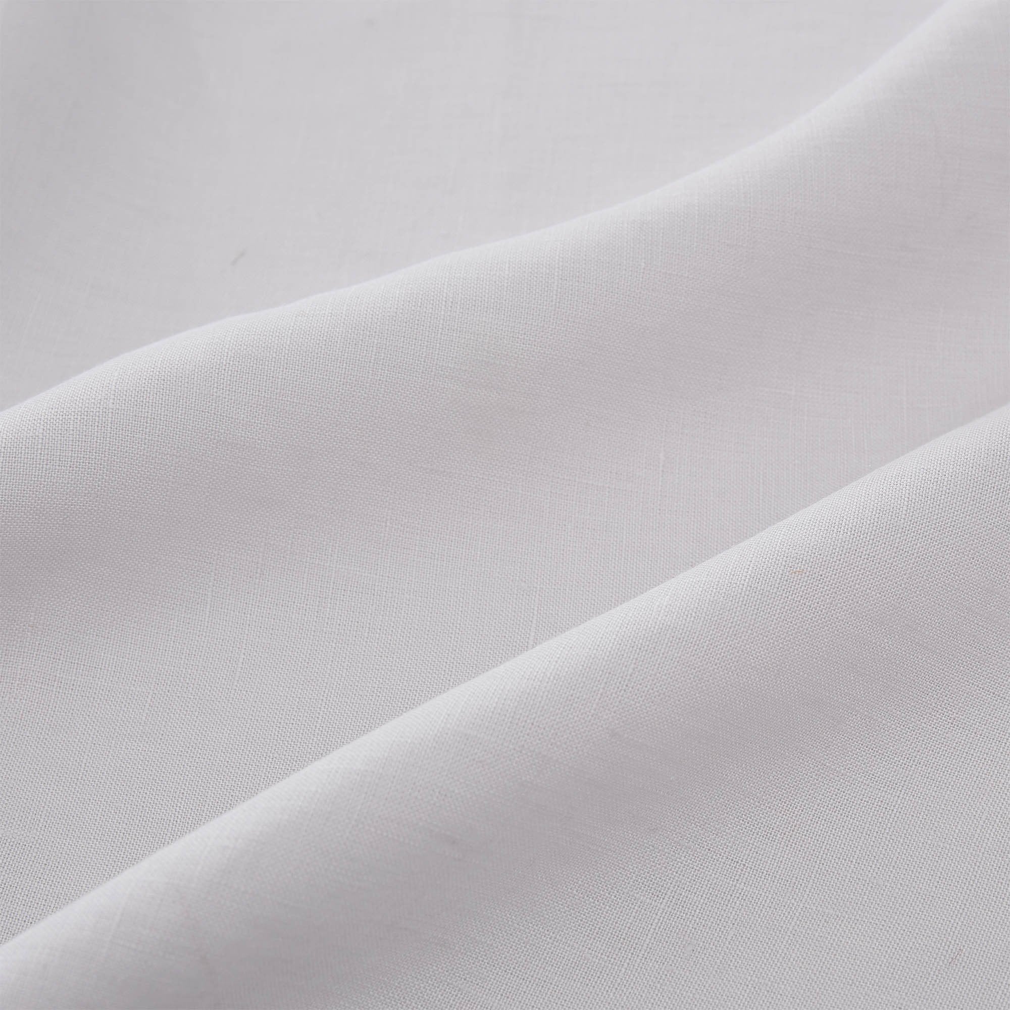 Toulon Fitted Sheet, light grey, 100% linen | URBANARA