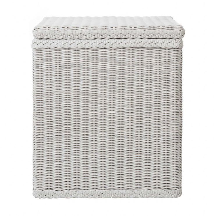 Java Laundry Basket, painted white | URBANARA