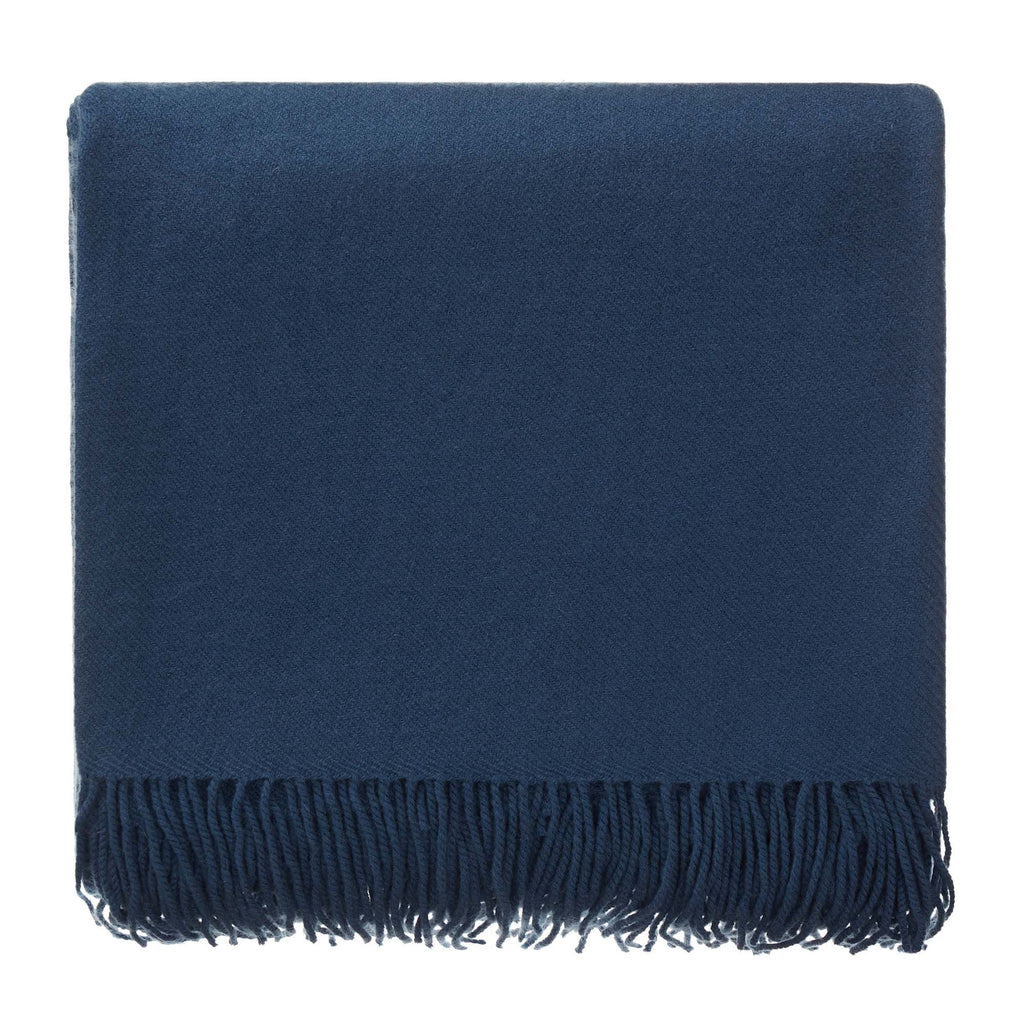 Almora Cashmere Blanket, grey blue | URBANARA