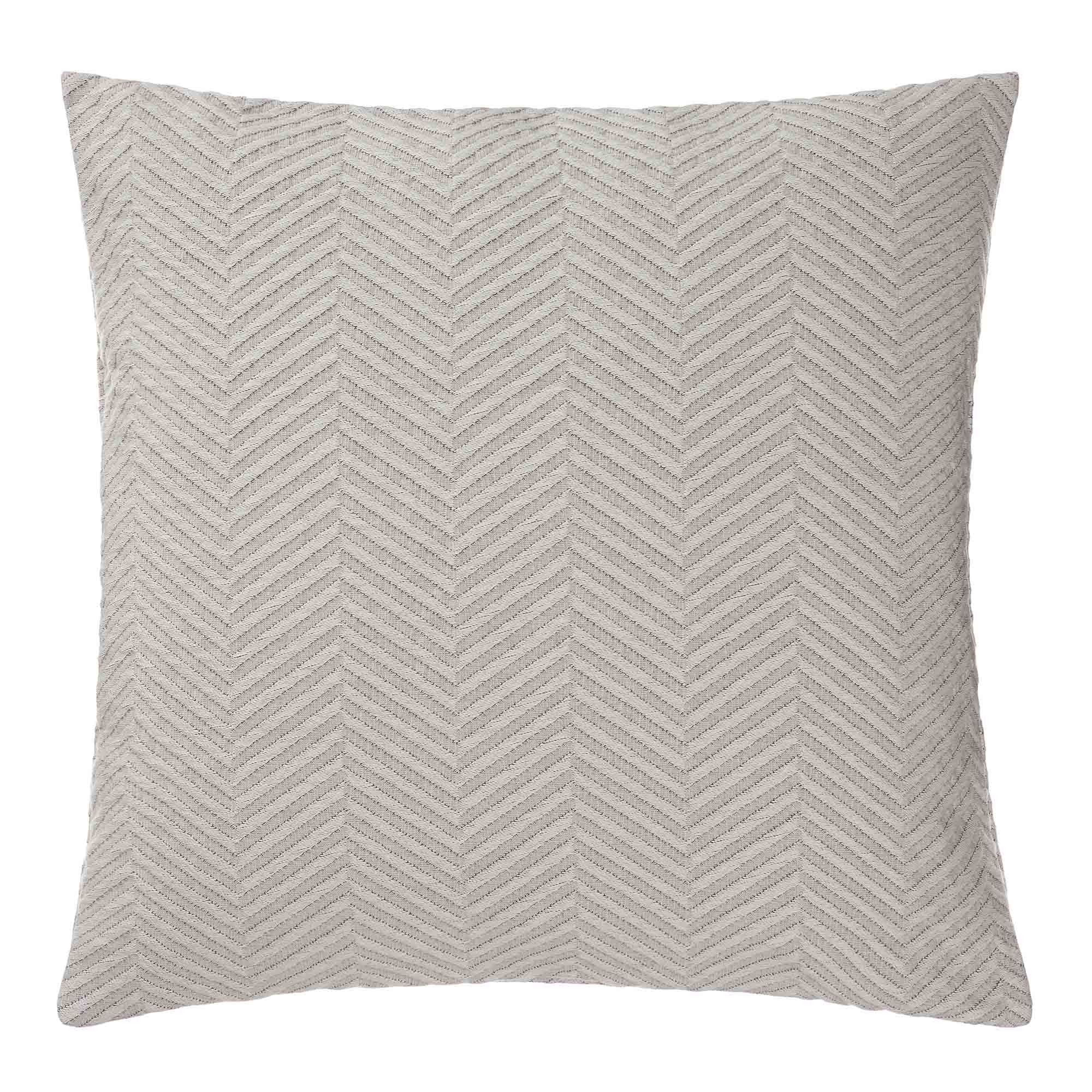 Lixa Cushion, grey melange, 100% cotton | URBANARA