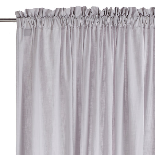Alegre Curtain Set silver grey, 100% cotton