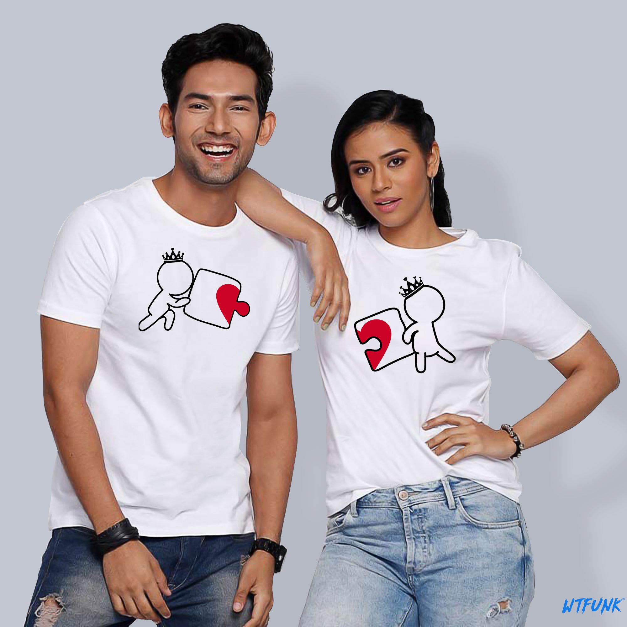 Buy T Shirt For Men And Women Online In India Couple T Shirts Wtfunk Wtfunk