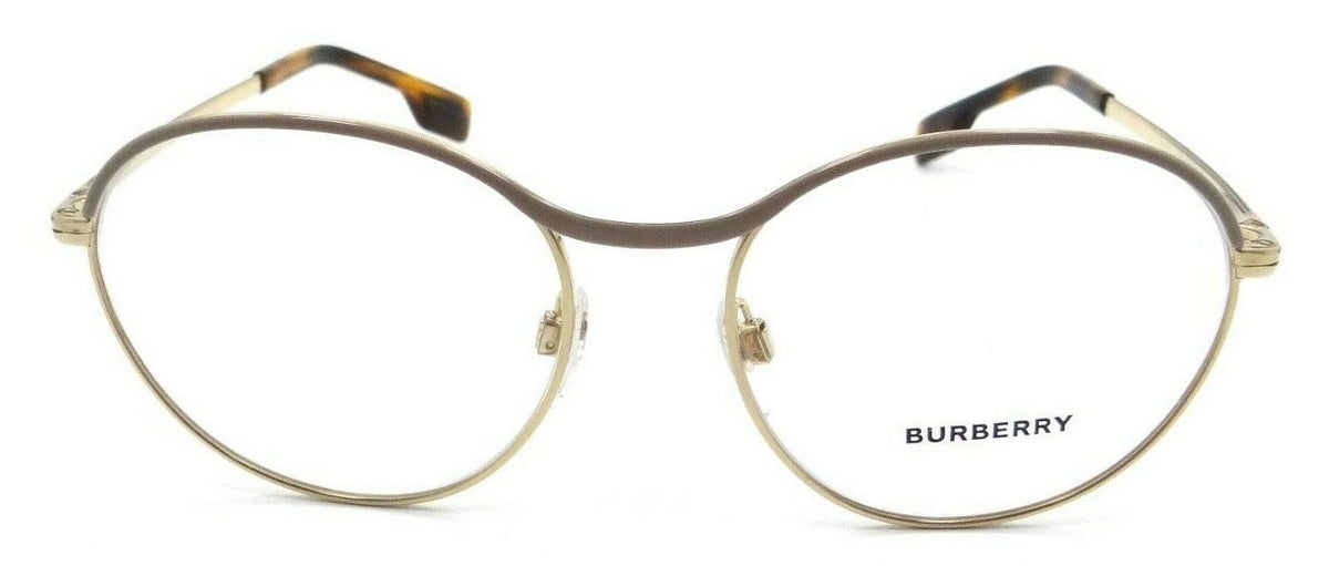 Burberry Eyeglasses Frames BE 1343 1109 57-14-140 Pale Gold Made