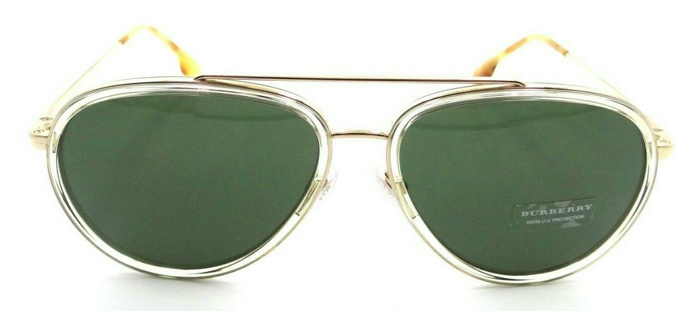 Burberry Sunglasses BE 3125 1017/71 59-15-145 Oliver Gold / Green Made -  