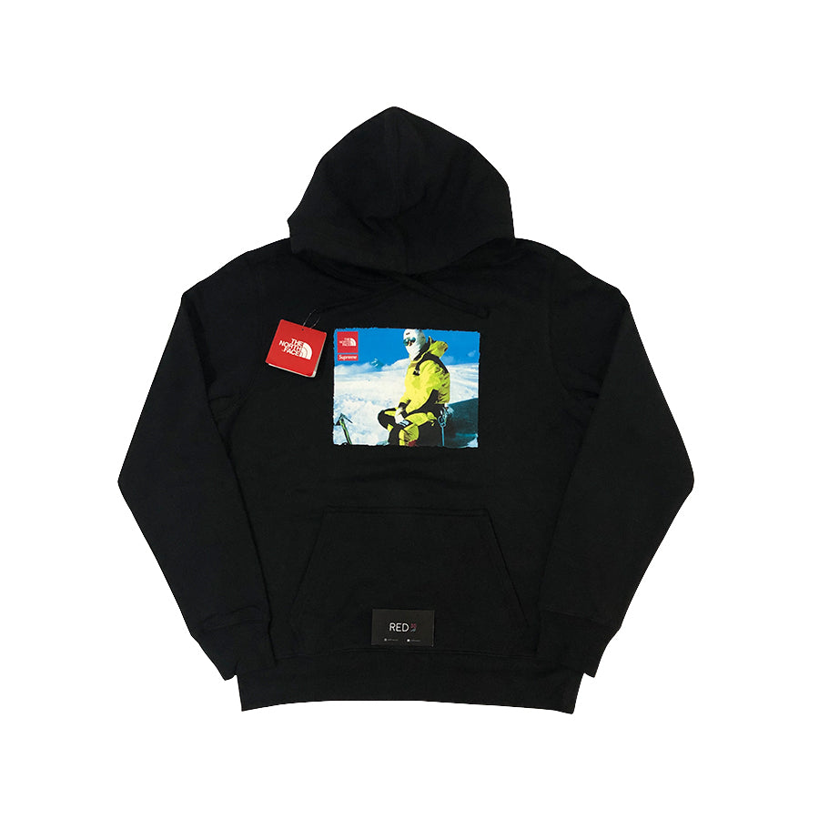 supreme the north face photo hooded sweatshirt black