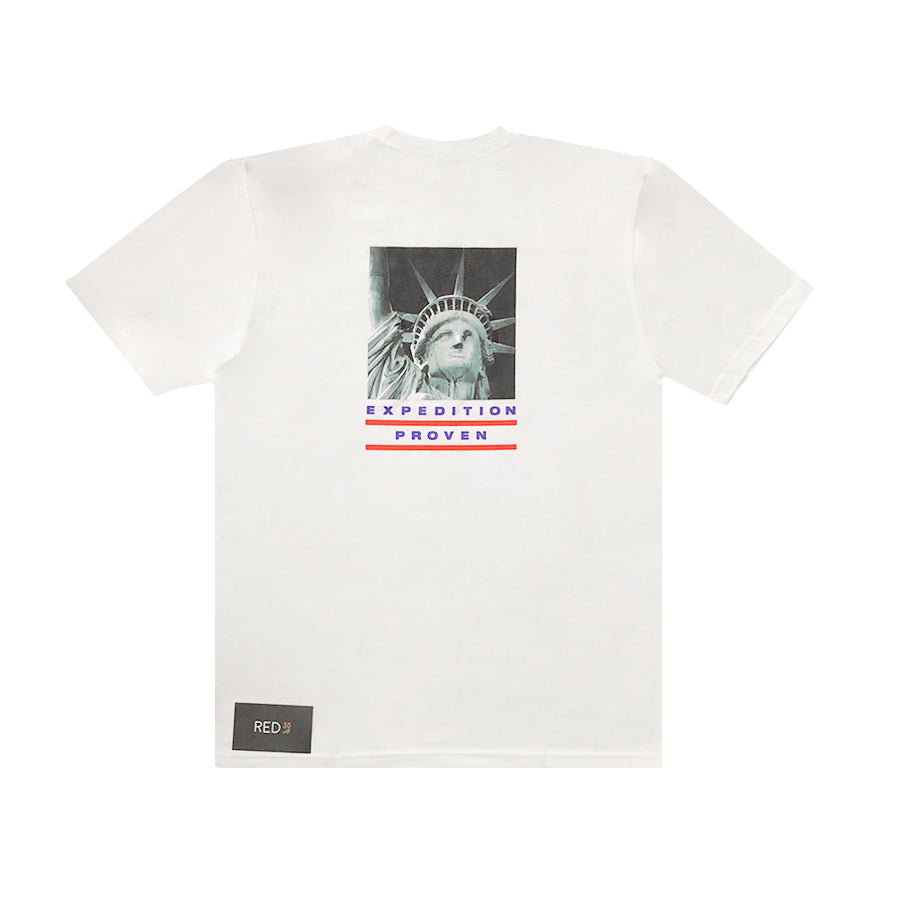 supreme north face t shirt white