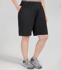 Softwik Relaxed Fit Shorts With Pockets Black   Xl / Black