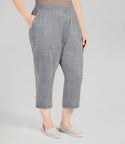 Softwik Relaxed Fit Long Capris With Pockets Classic Colors   Xl / Heather Grey