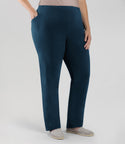 Stretch Naturals Side Pocket Loose Fit Leggings - Xl / Indigo