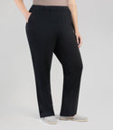 Mavie Cotton Pocketed Pant Basic Colors   Xl / Average / Black