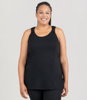 Aquasport Hanalei Tankini Top Black   Xl / Black