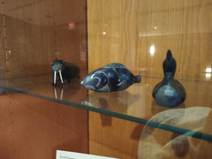 Multiple Inuit sculptures