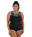 Quikenergy Sweetheart Tank Suit Coral Reef Black   Xl / Coral Reef Black