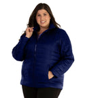 Quilted Active Length Jacket   Final Sale   Xl / Sapphire Blue