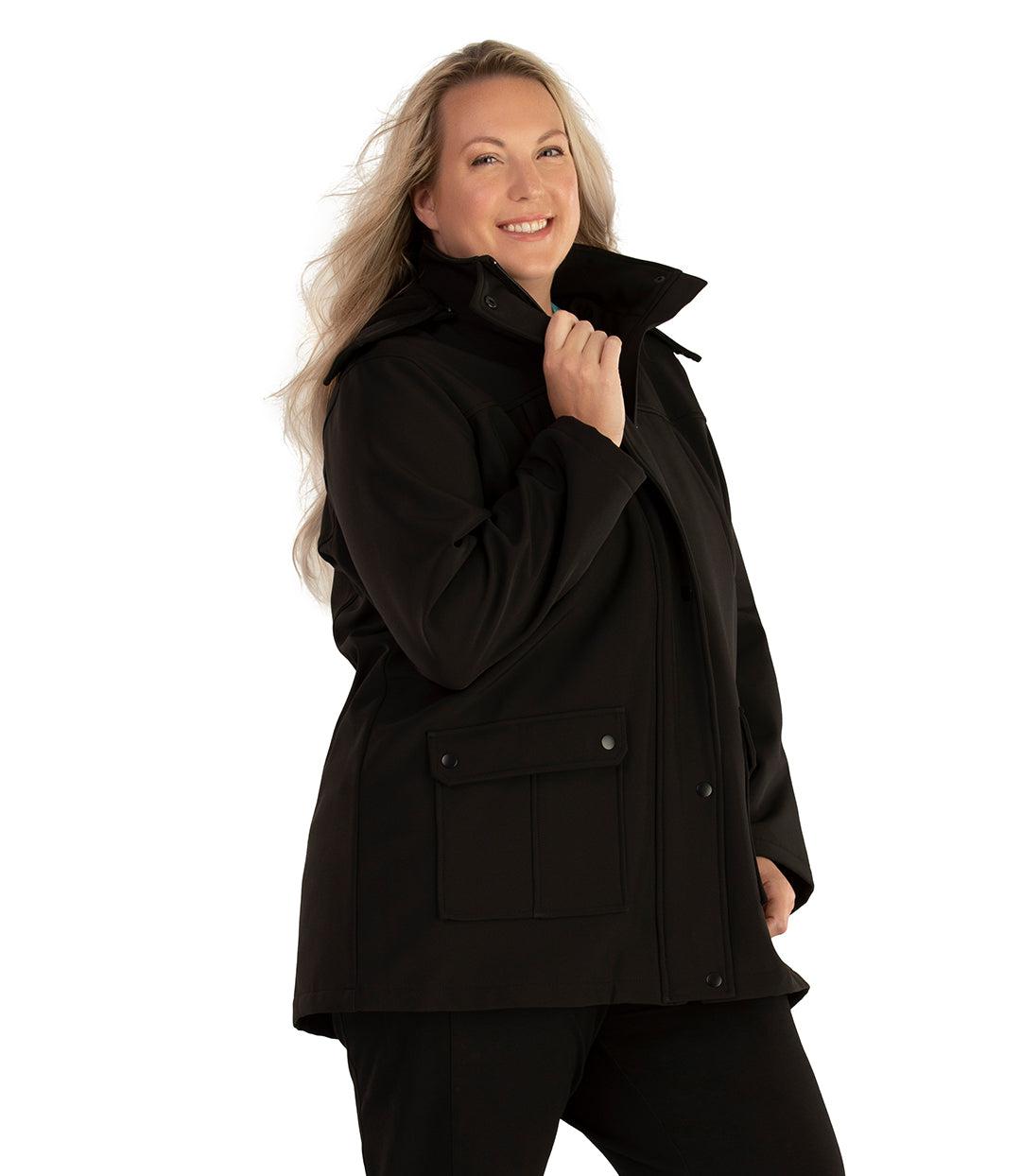 Softshell Plus Size Jacket | JunoActive Plus Women's Activewear