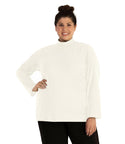 Stretch Naturals Lite Mock Neck Top Classic Colors   Xl / Winter White