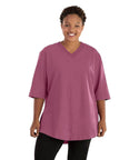 Legacy Cotton Casual Tunic Classic Colors   Xl / Dusty Rose