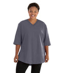 Legacy Cotton Casual Tunic Classic Colors   1x / Misty Grey