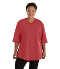 Legacy Cotton Casual Tunic Classic Colors   Xl / Sedona Red