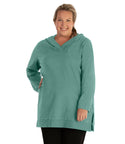 Legacy Cotton Casual Pullover V neck Hoodie Classic Colors   Xl / Lichen Green