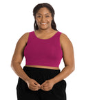 Stretch Naturals Full Fit Scoop Neck Bra Classic Colors   Full / Xl / Merlot