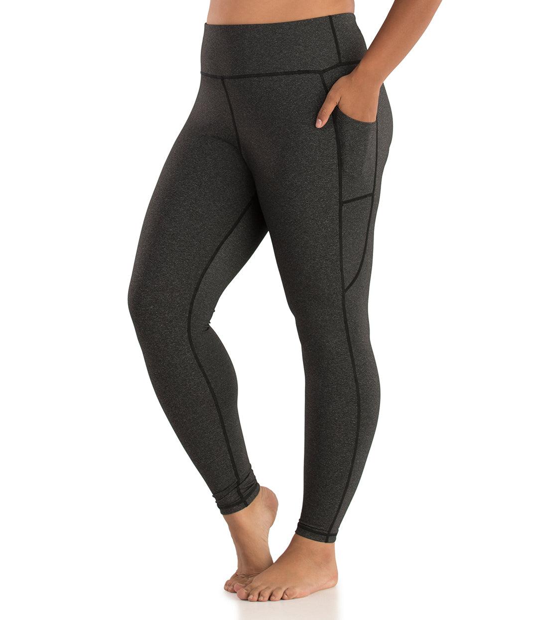 plus size workout leggings with pockets