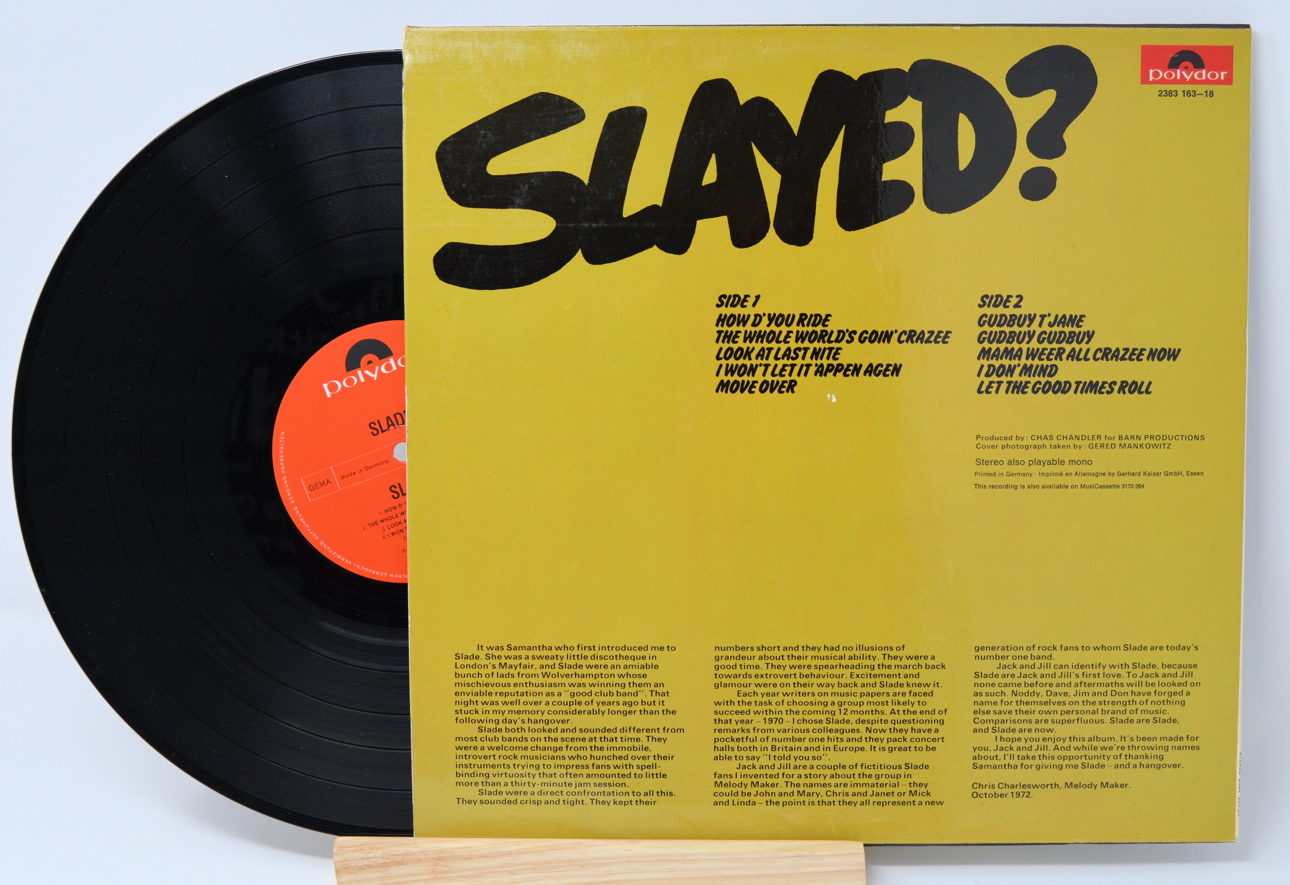 Slade - Slayed?, Vinyl Record Album LP, Polydor – Joe's Albums