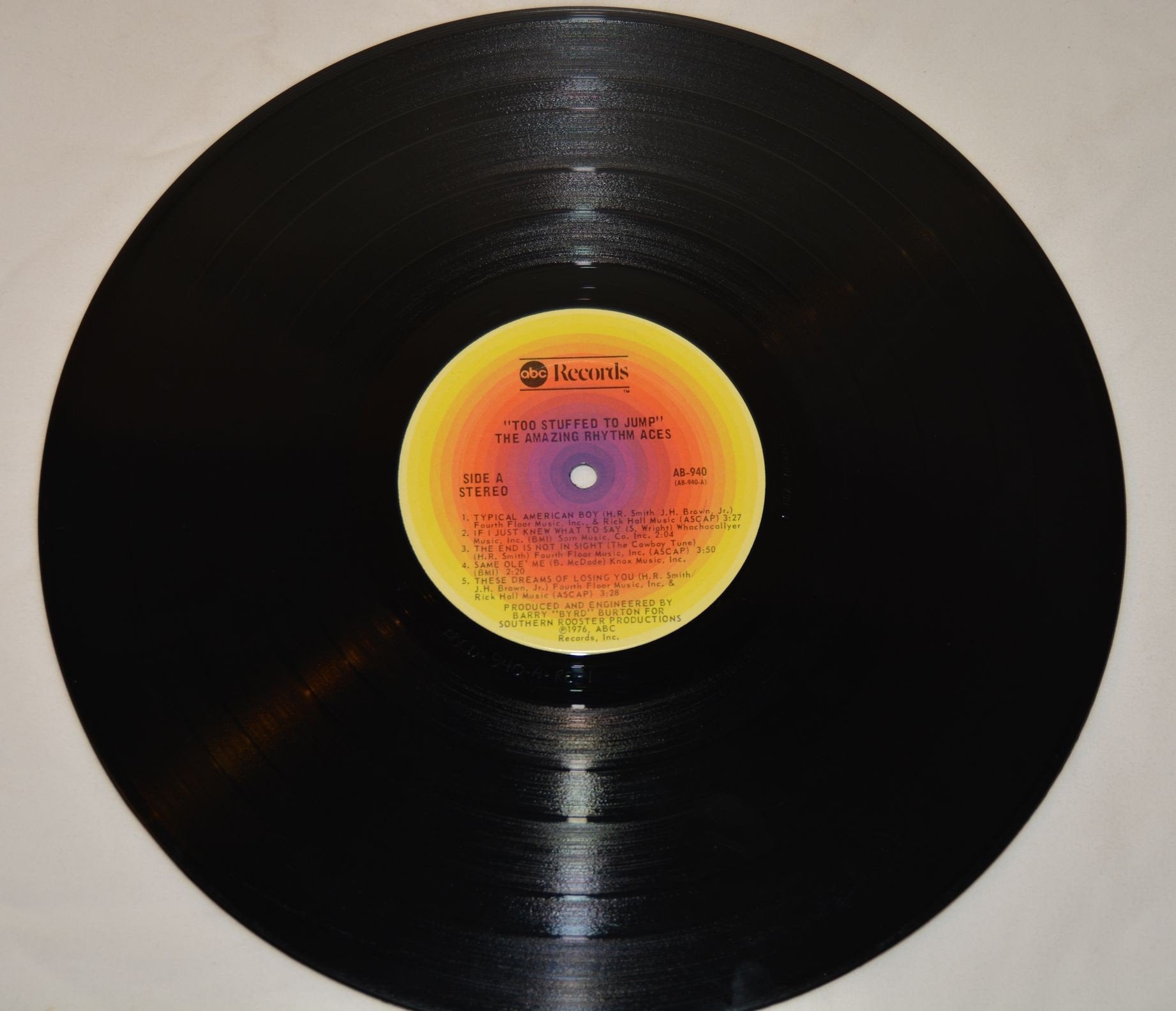 Amazing Rhythm Aces - Too Stuffed To Jump, Vinyl Record Album LP – Joe ...