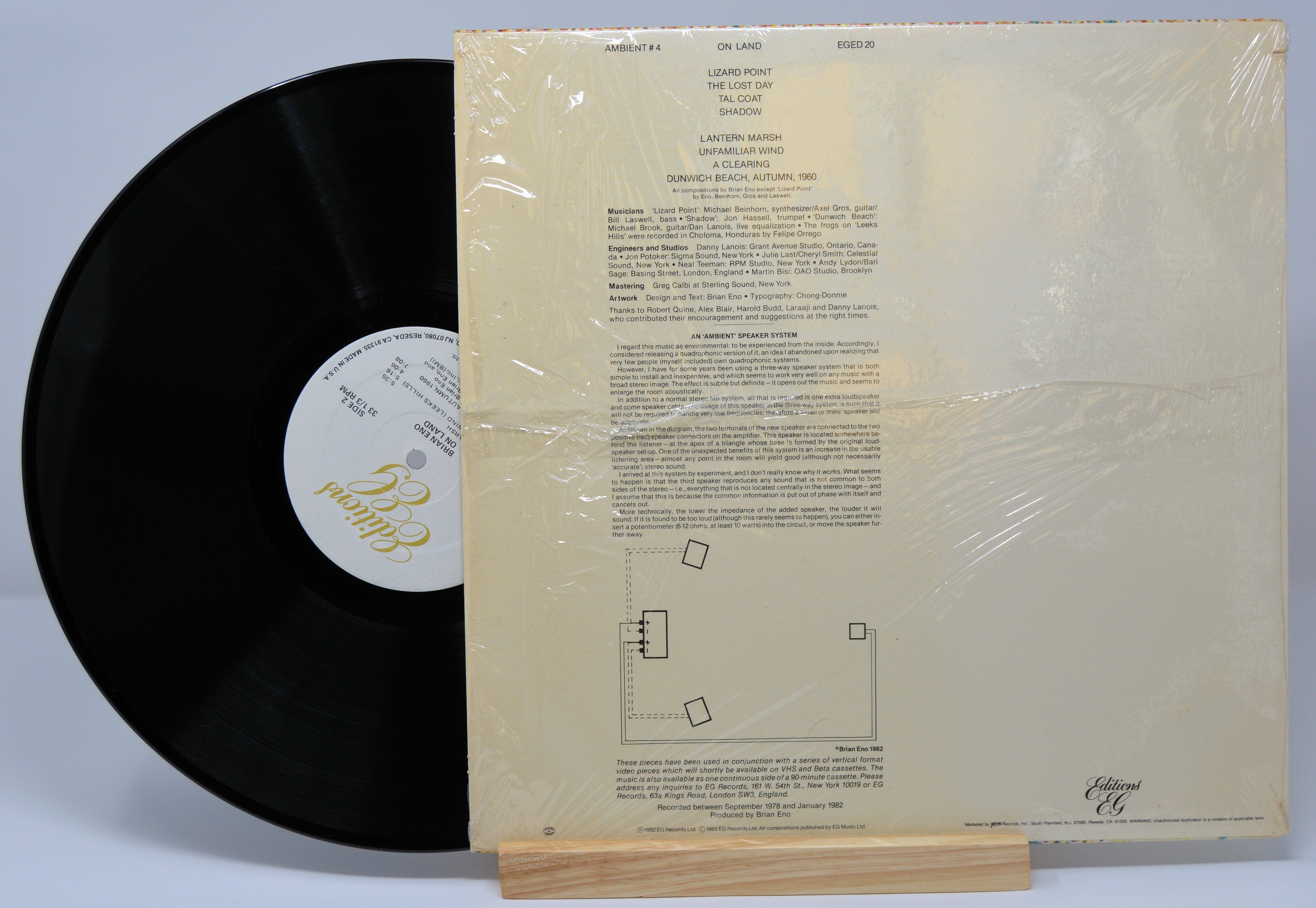 Eno, Brian - Ambient 4: On Land, Vinyl Record Album LP – Joe's Albums