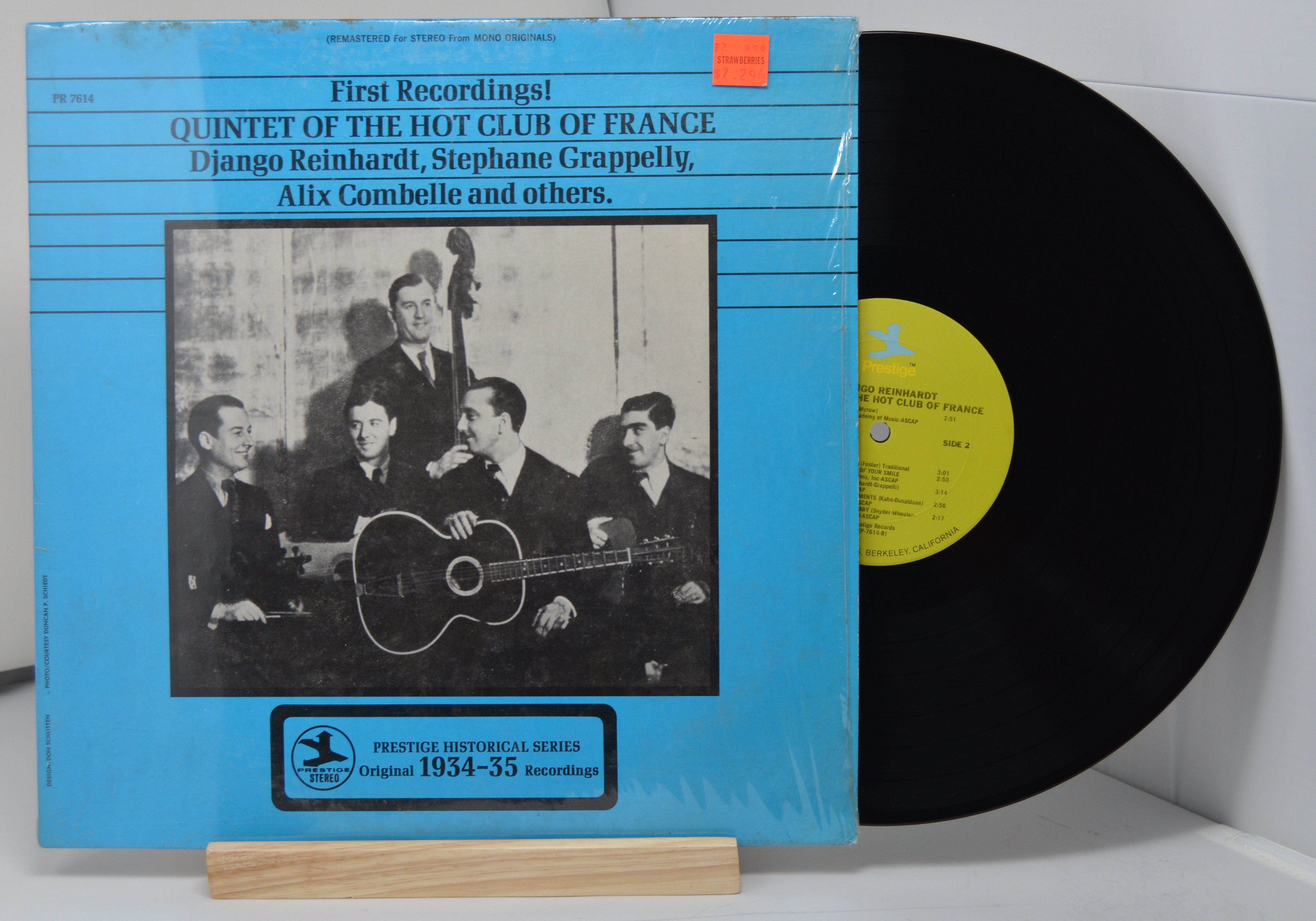 Reinhardt, Django - Quintet Hot Club of France, Vinyl Record Album LP –  Joe's Albums