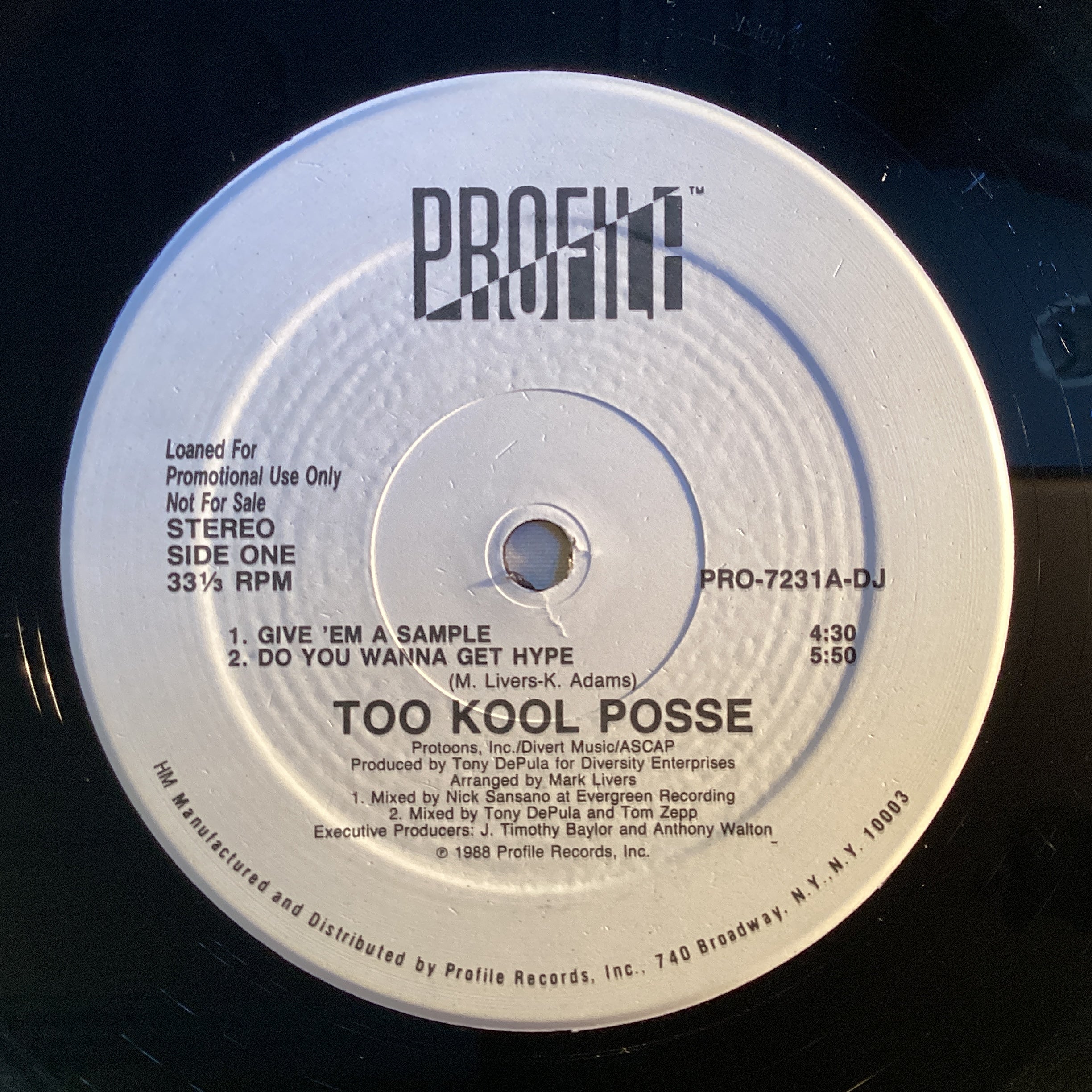 Too Kool Posse - Give 'Em A Sample ① | www.vincomics.com