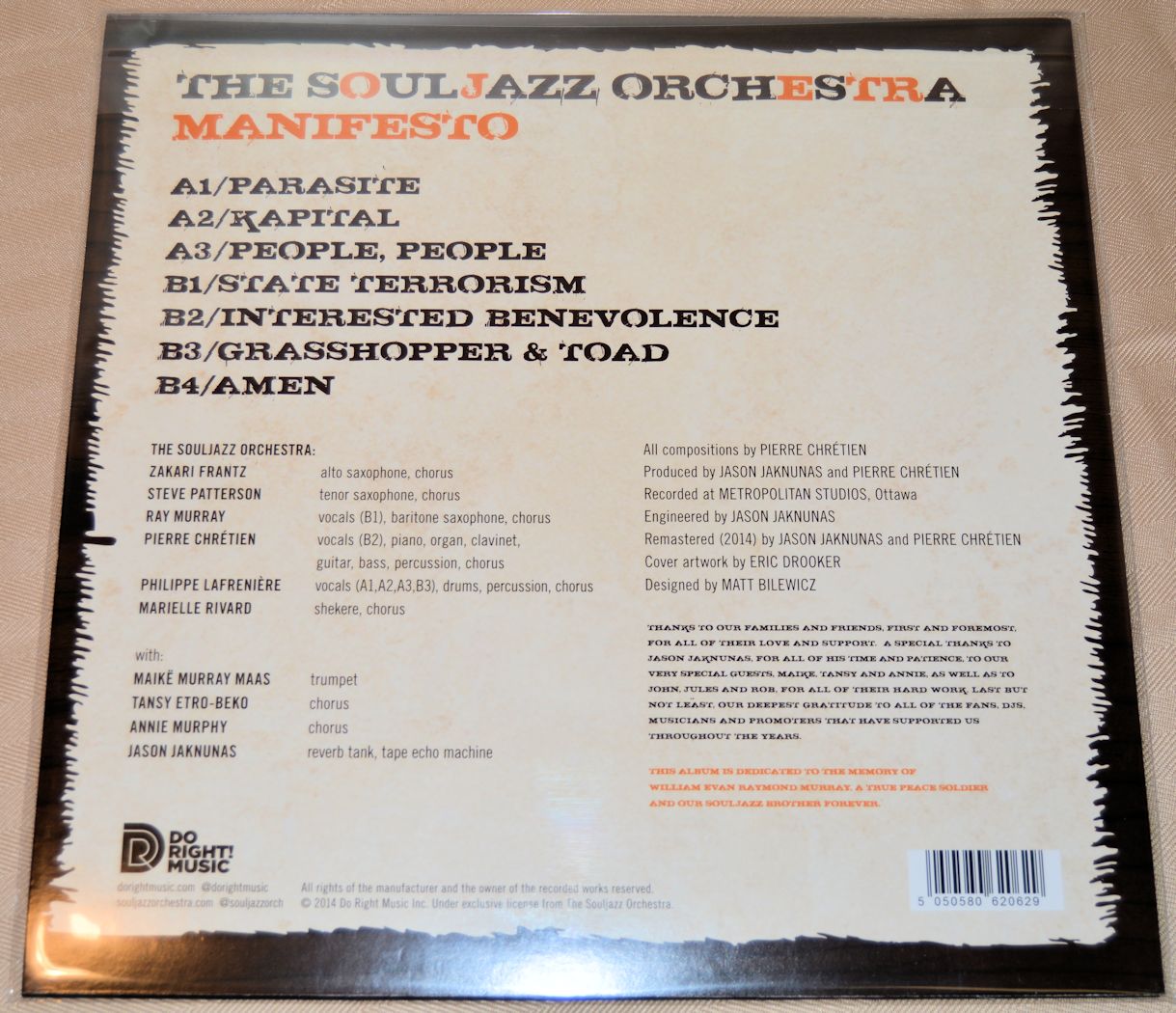 the souljazz orchestra manifesto songs