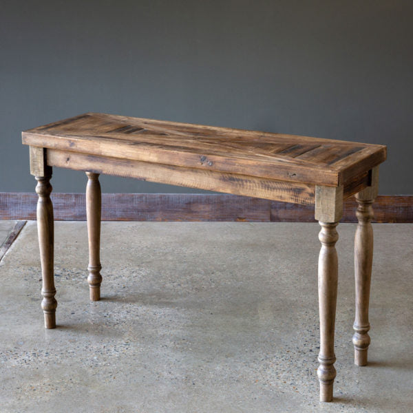 reclaimed wood sofa table